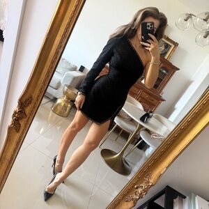 Zara Asymmetrical One Shoulder Dress